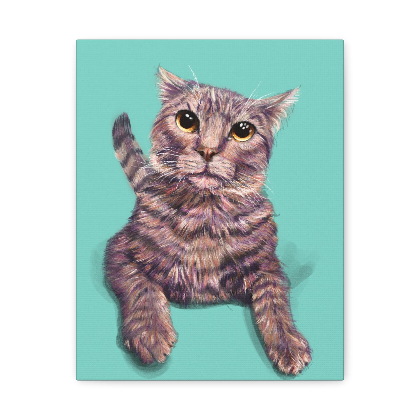 Whimsical Cat Canvas Wall Art - Perfect for Pet Lovers