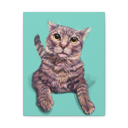 Whimsical Cat Canvas Wall Art - Perfect for Pet Lovers