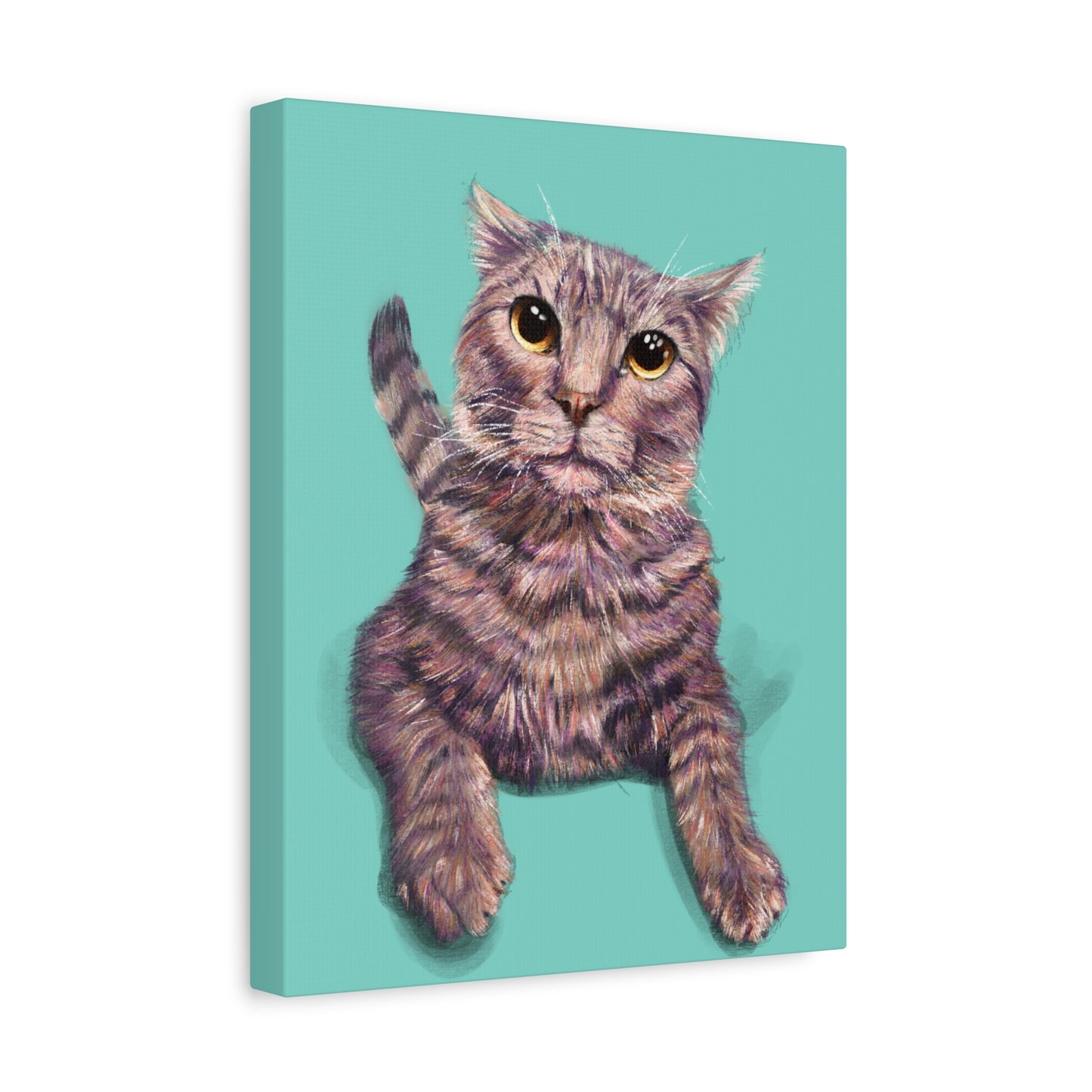 Whimsical Cat Canvas Wall Art - Perfect for Pet Lovers