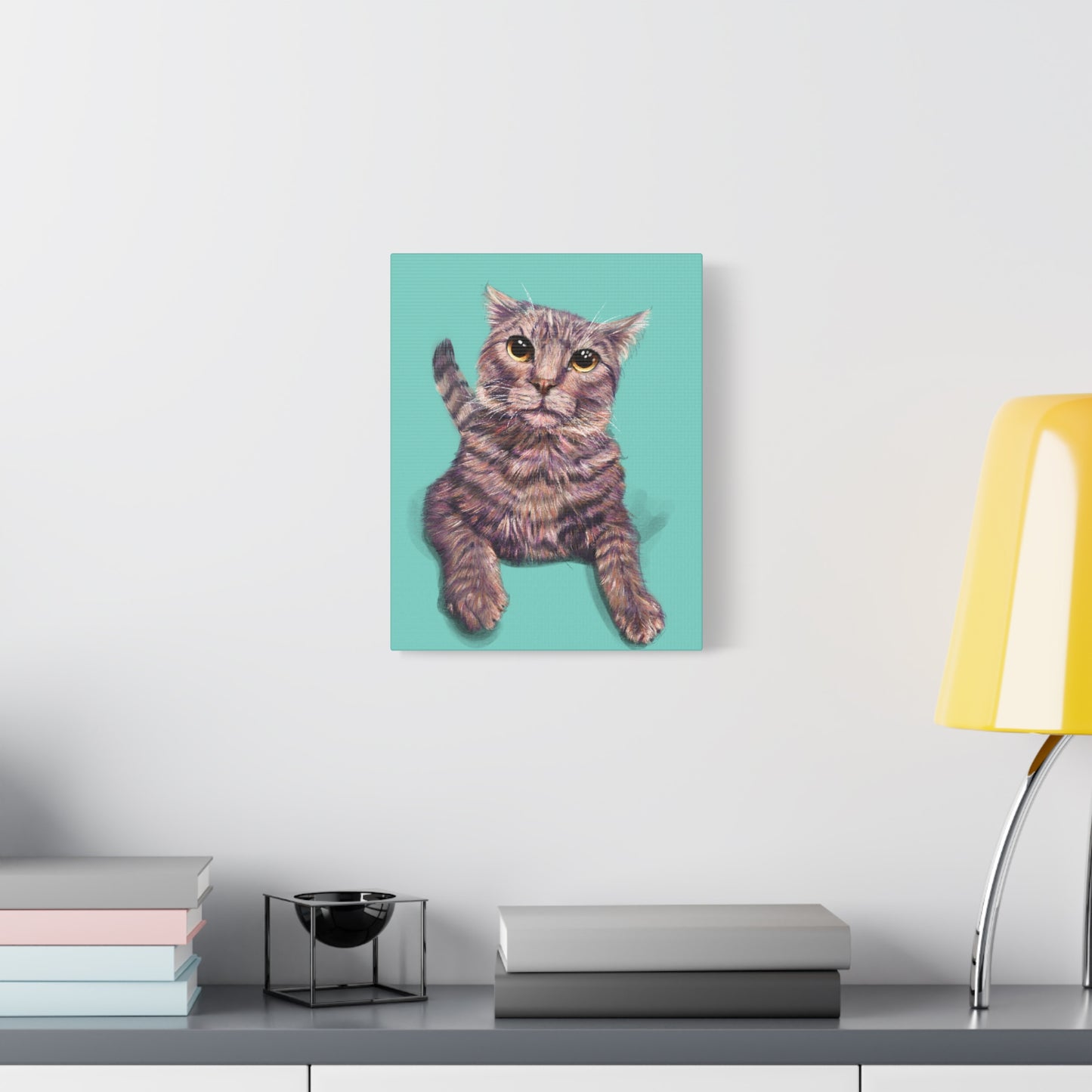 Whimsical Cat Canvas Wall Art - Perfect for Pet Lovers