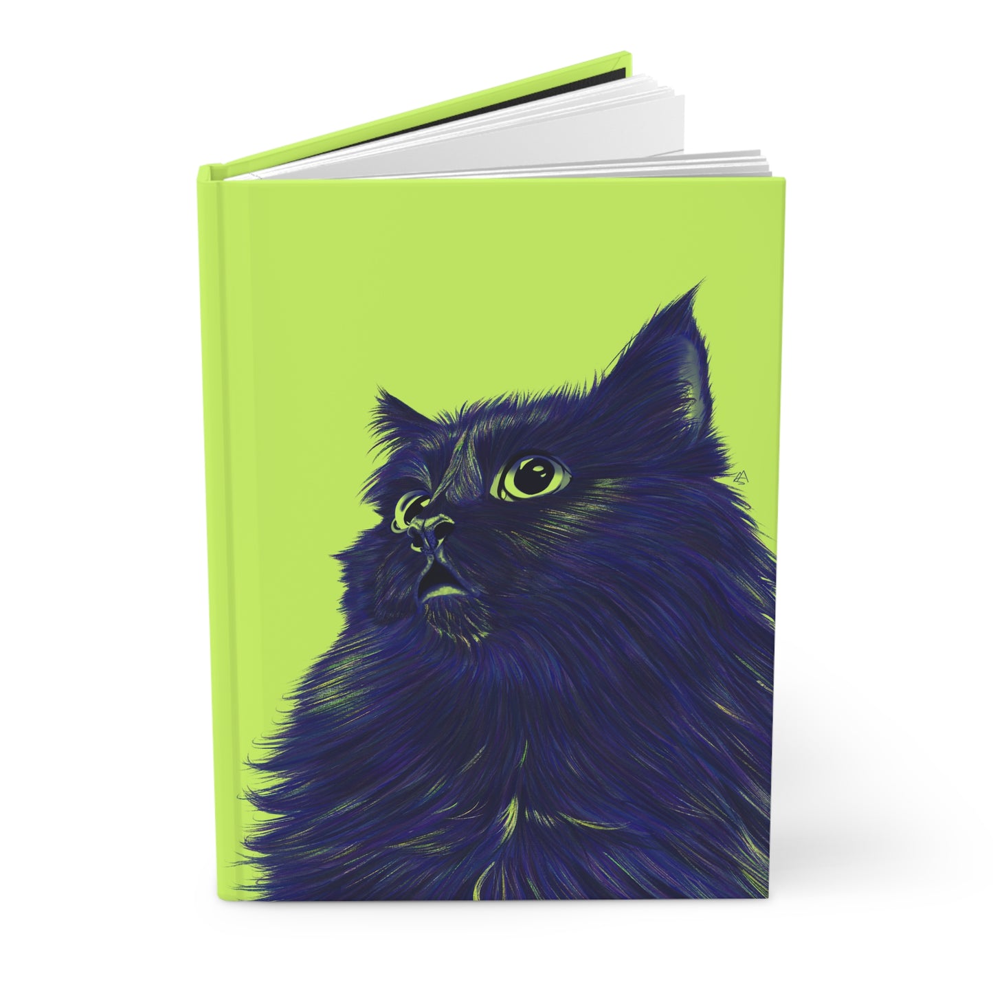 Vibrant Cat Hardcover Journal - Perfect Gift for Pet Lovers