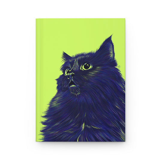 Vibrant Cat Hardcover Journal - Perfect Gift for Pet Lovers