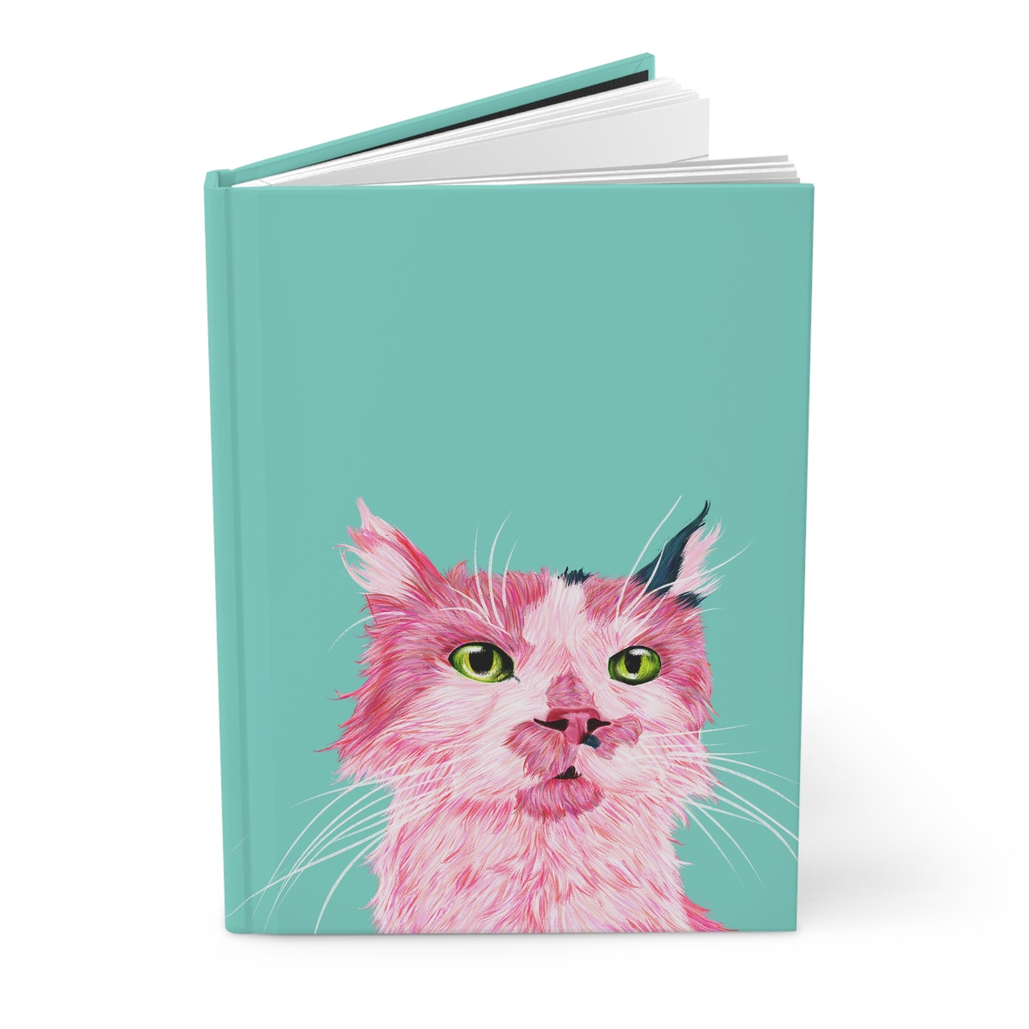 Colorful Cat Hardcover Journal - Perfect for Pet Lovers and Journaling Enthusiasts