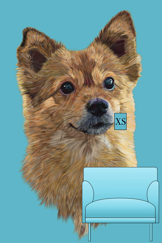 Custom Pet Portrait—XS