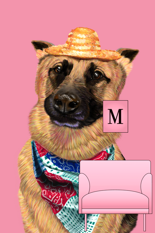 Custom Pet Portrait—M